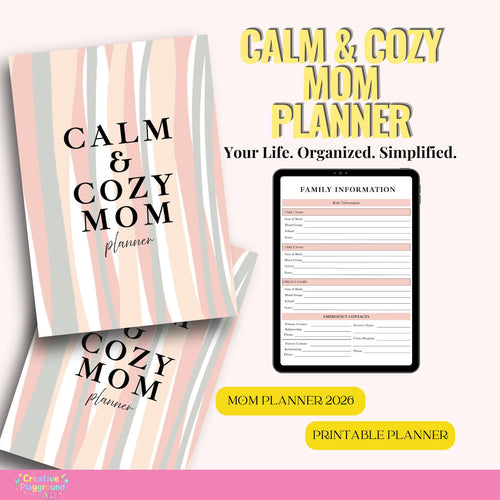 Calm & Cozy Mom Planner